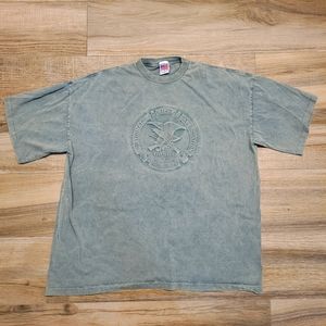 NRA National Rifle Association of America Embossed Logo Tee Shirt Men's 2X